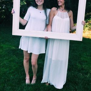 Beautiful & Classy White Maxi Dress